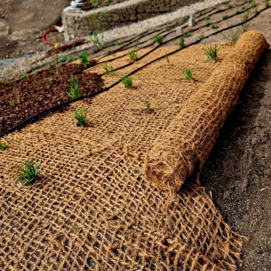 Coconut Fibre Net (Coir Netting) - Chemiseed Sdn. Bhd.