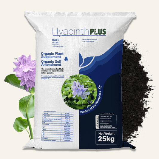 Hyacinth Plus organic plant supplement from water hyacinth by Chemiseed