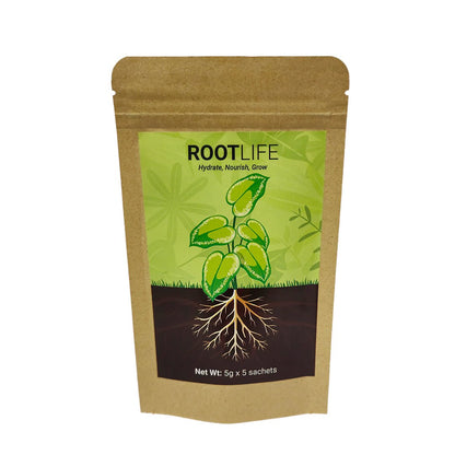 Rootlife sachet | Wadah Air & Nutrisi Organik untuk Tanaman - Chemiseed Sdn. Bhd.