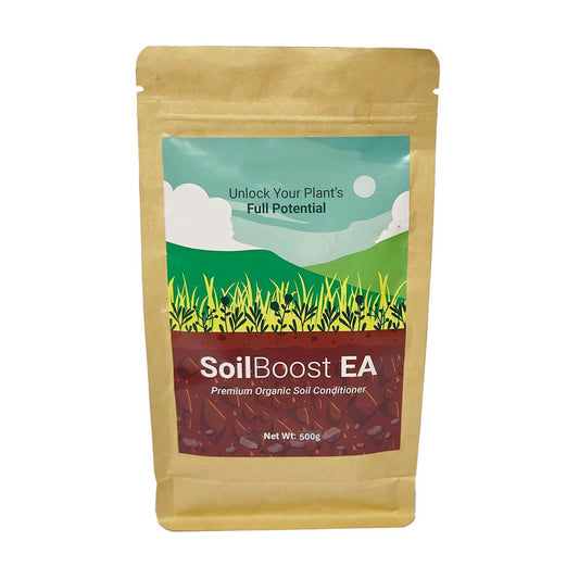 SoilBoost EA 500g humic acid soil conditioner trial pack by Chemiseed