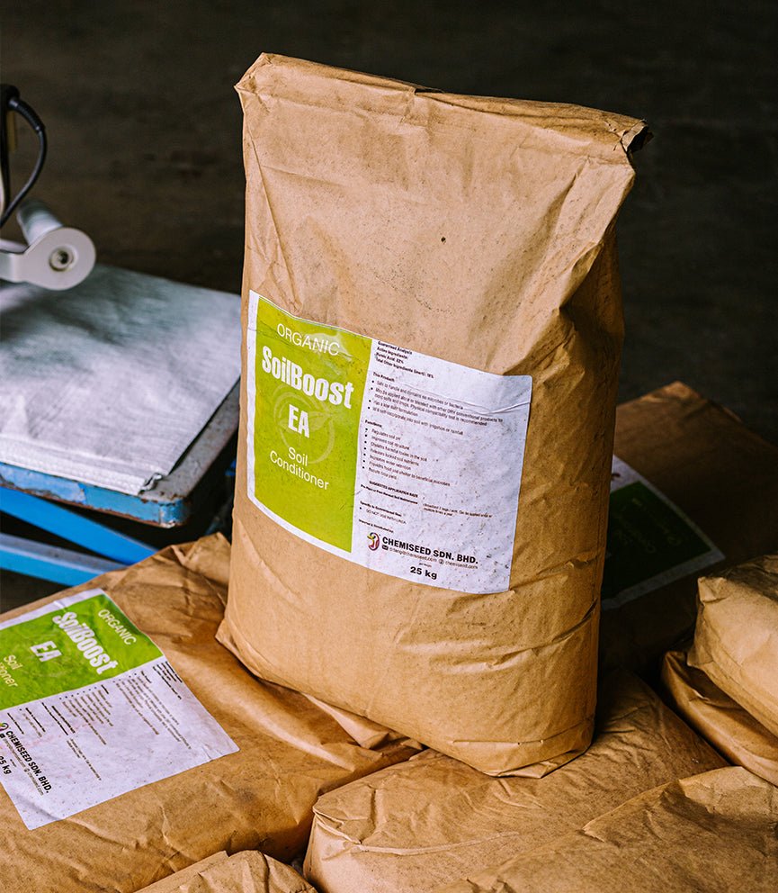 SoilBoost EA 25kg soil conditioner that improves soil structure and nutrient holding