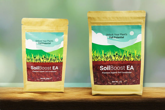 SoilBoost EA 25kg humic acid soil conditioner bulk bag by Chemiseed for plantations